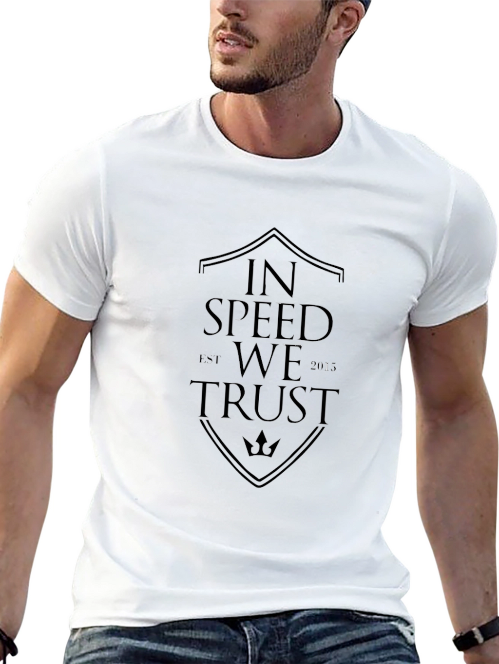 In Speed We Trust Graphic Tee