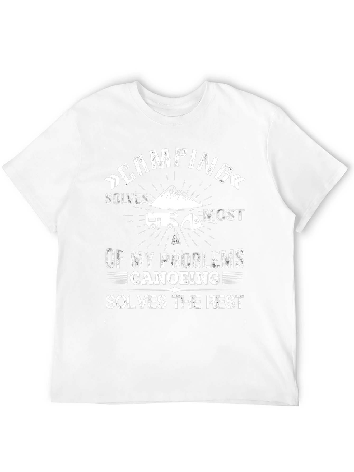 Camping & Canoeing T-Shirt - Problem Solver Tee