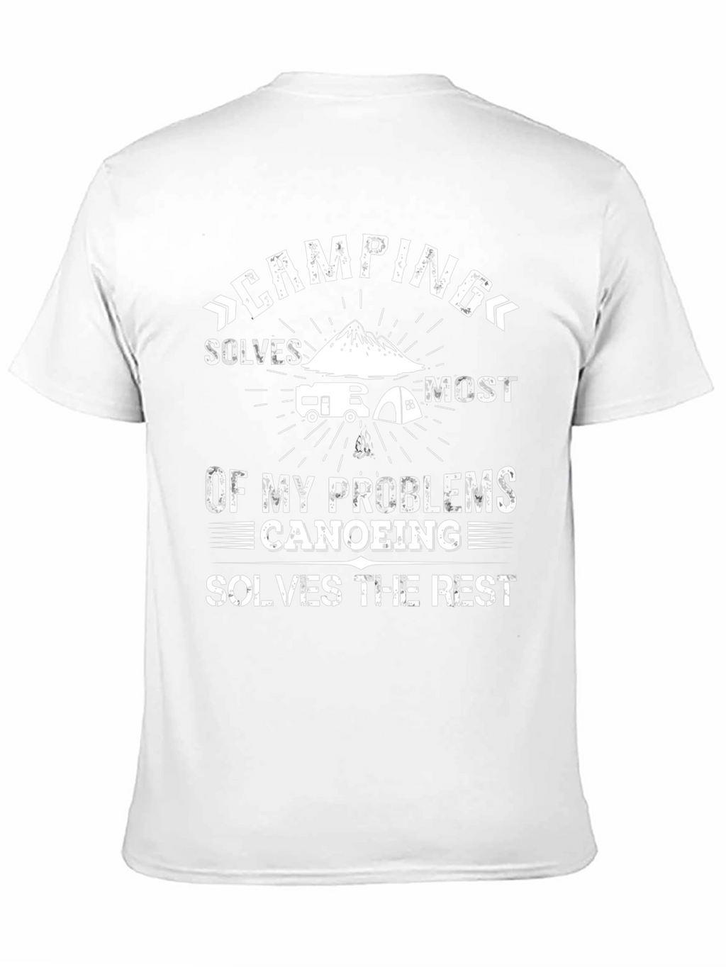 Camping & Canoeing T-Shirt - Problem Solver Tee
