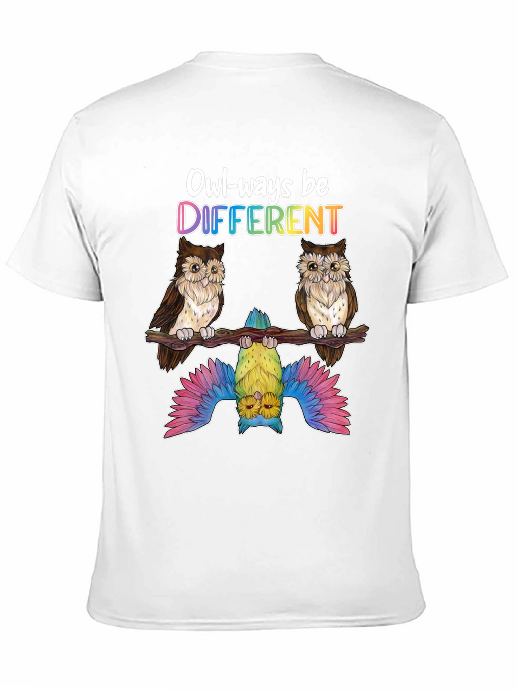 Owl-ways Be Different Graphic T-Shirt