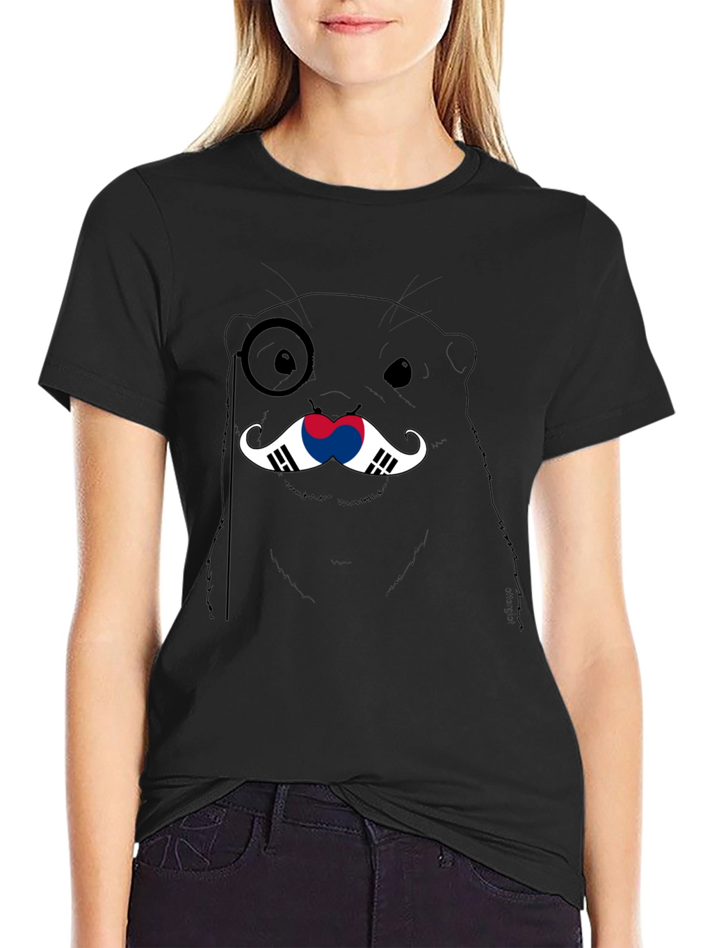 Korean Flag Otter T-Shirt