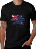 Auckland Mind T-Shirt: Black Cotton Blend Tee
