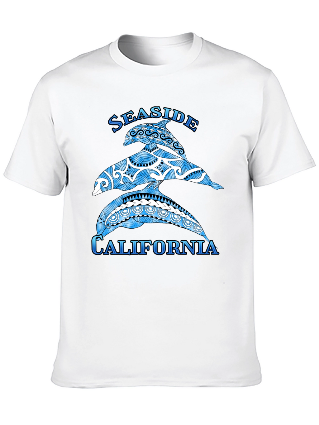 Seaside California Dolphin Graphic T-Shirt