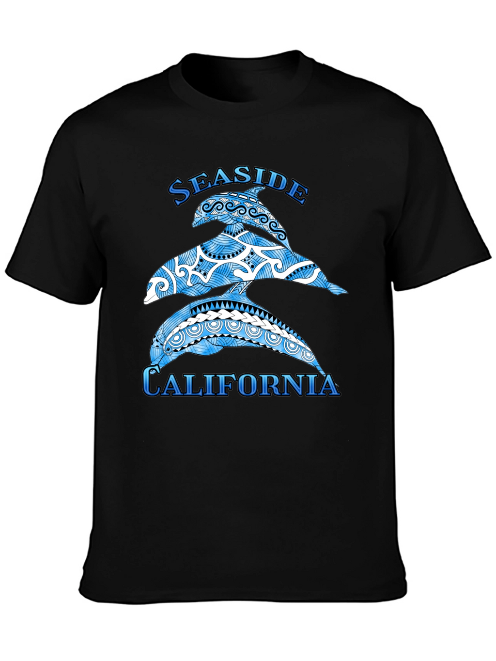 Seaside California Dolphin Graphic T-Shirt