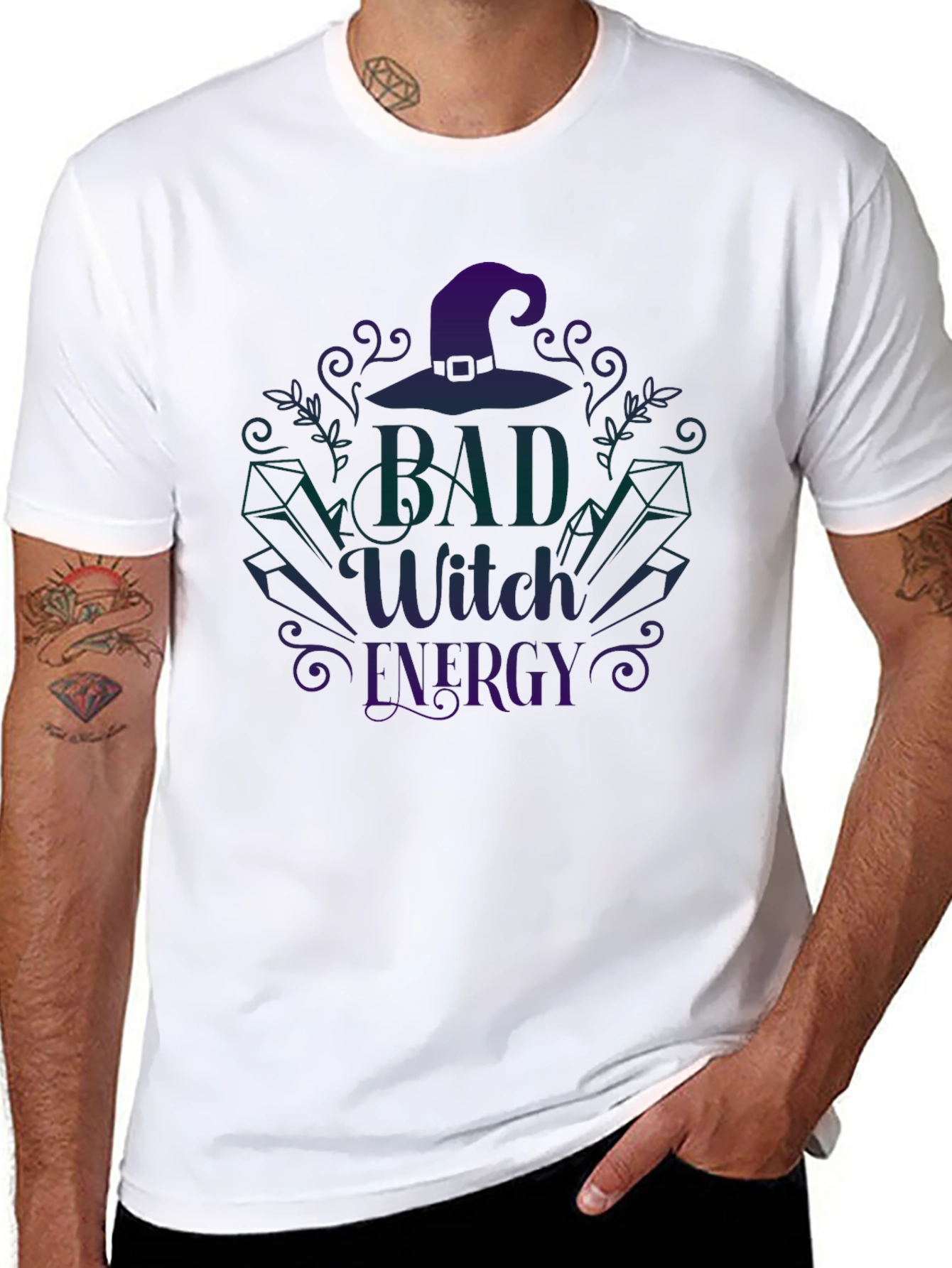 Bad Witch Energy T-Shirt - Halloween Graphic Tee