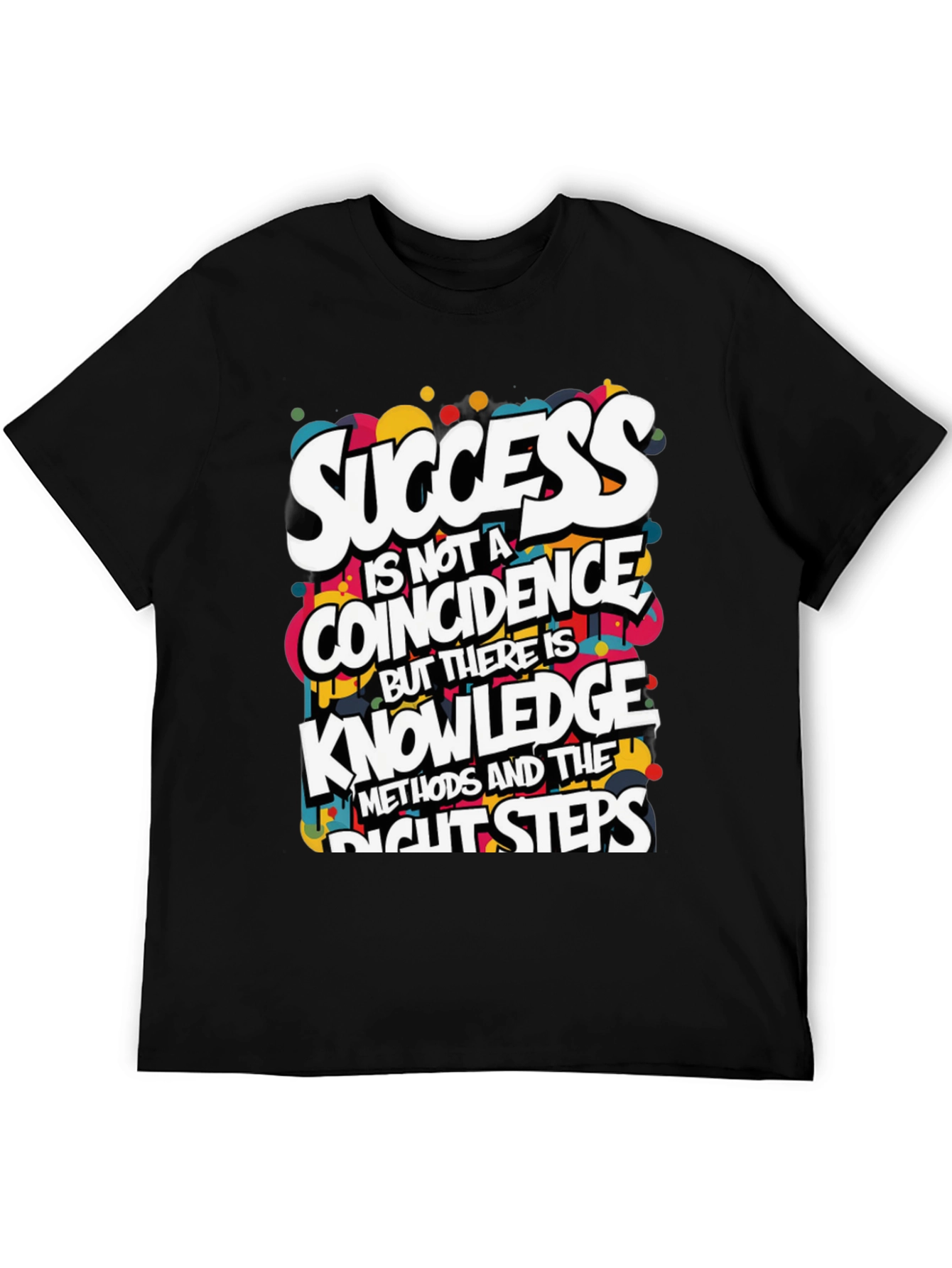 Success Knowledge Graphic T-Shirt - Motivational Design