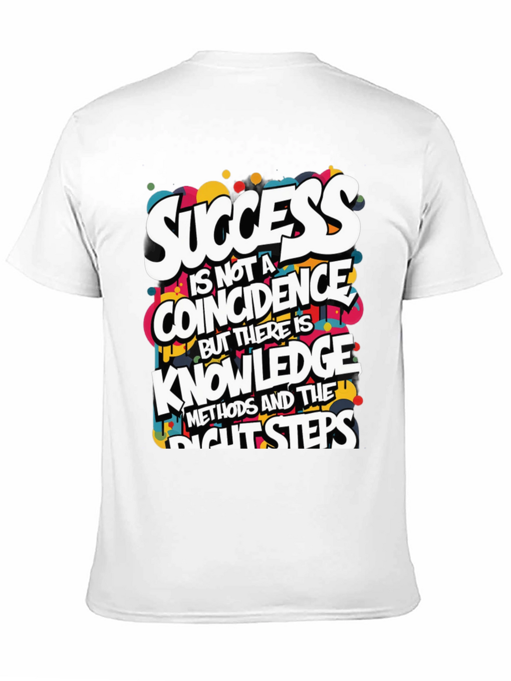 Success Knowledge Graphic T-Shirt - Motivational Design