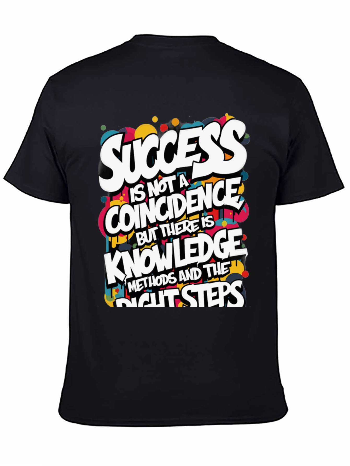 Success Knowledge Graphic T-Shirt - Motivational Design