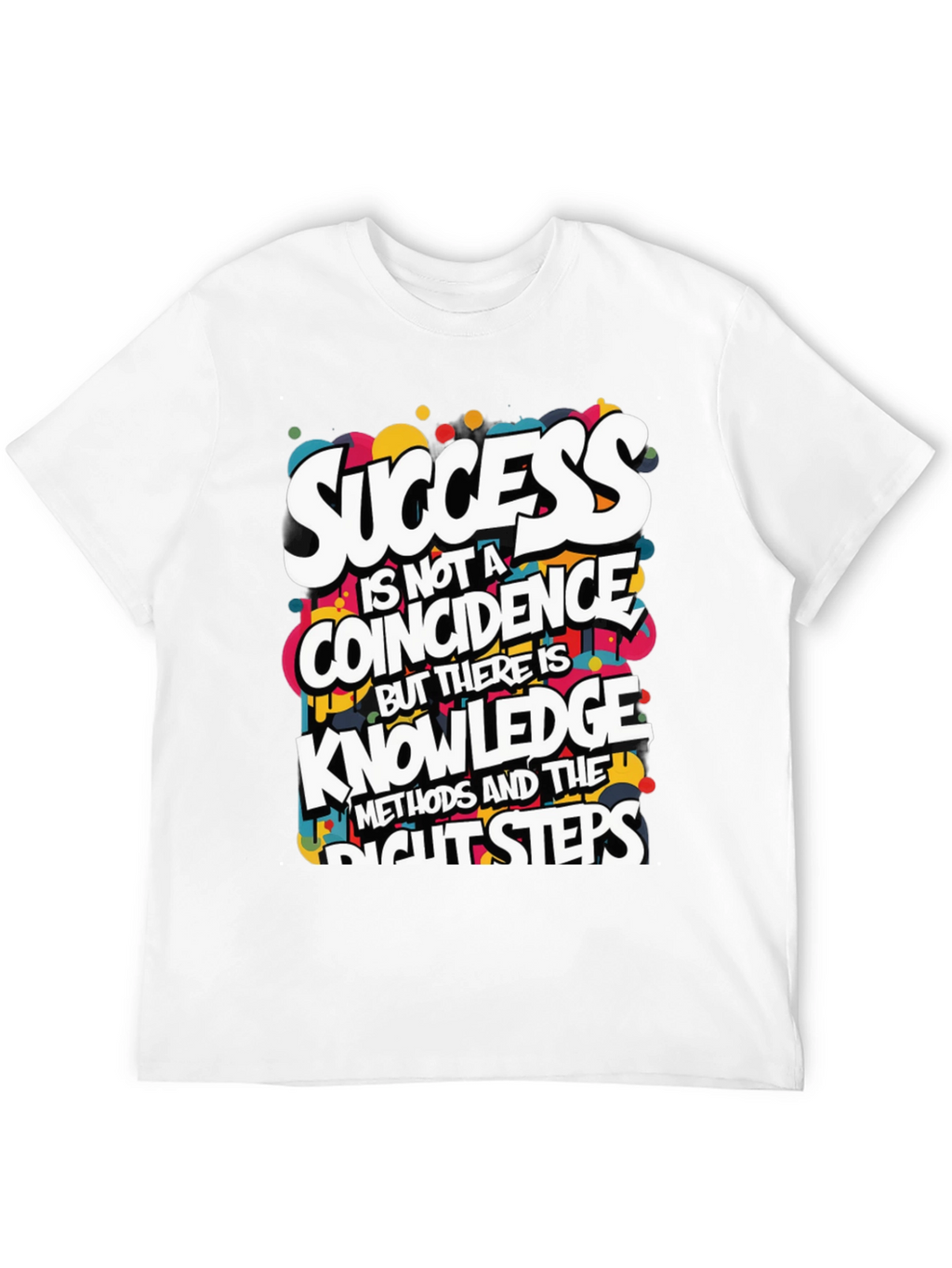 Success Knowledge Graphic T-Shirt - Motivational Design