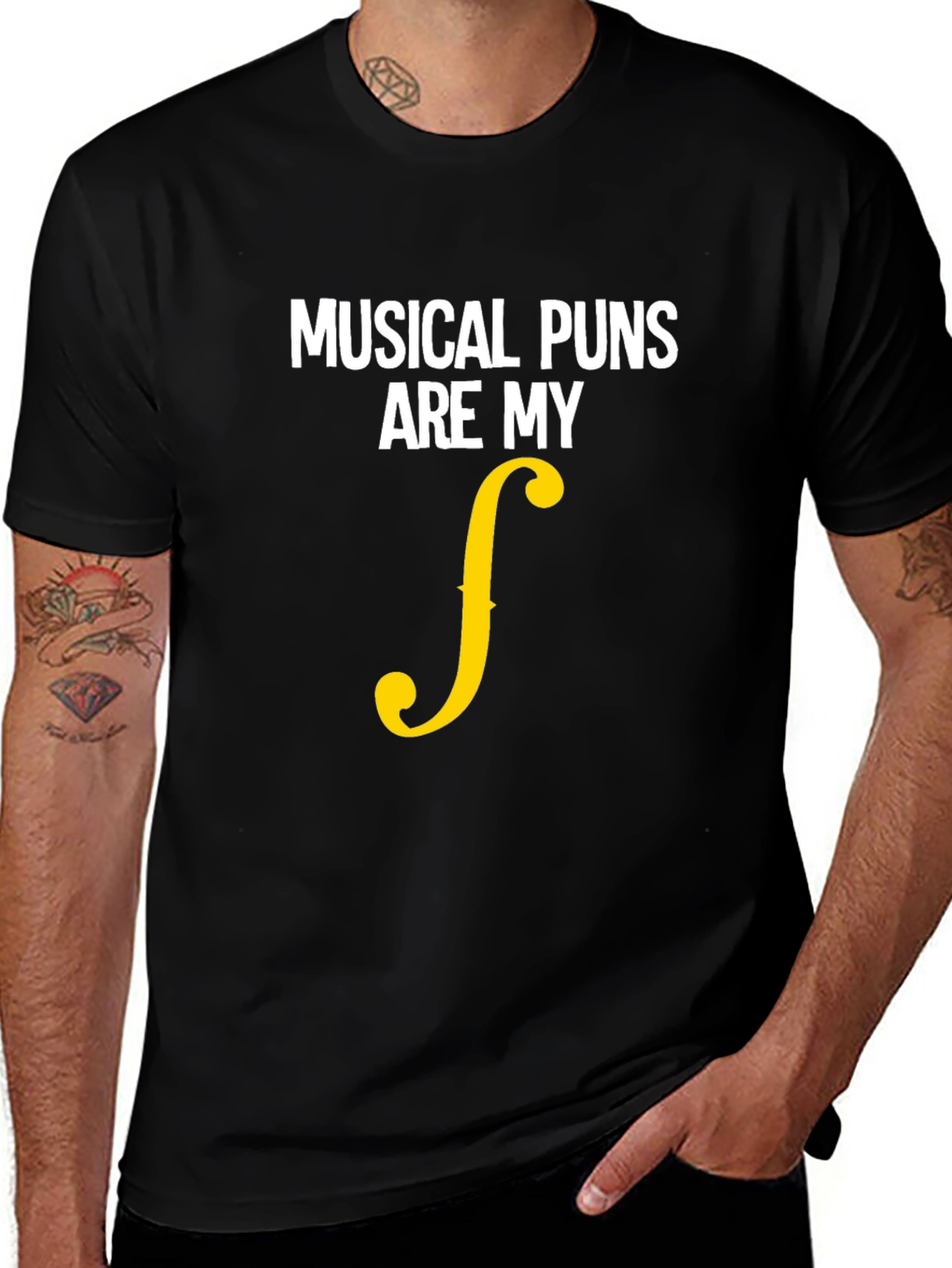 Musical Puns Are My Forte Funny T-Shirt