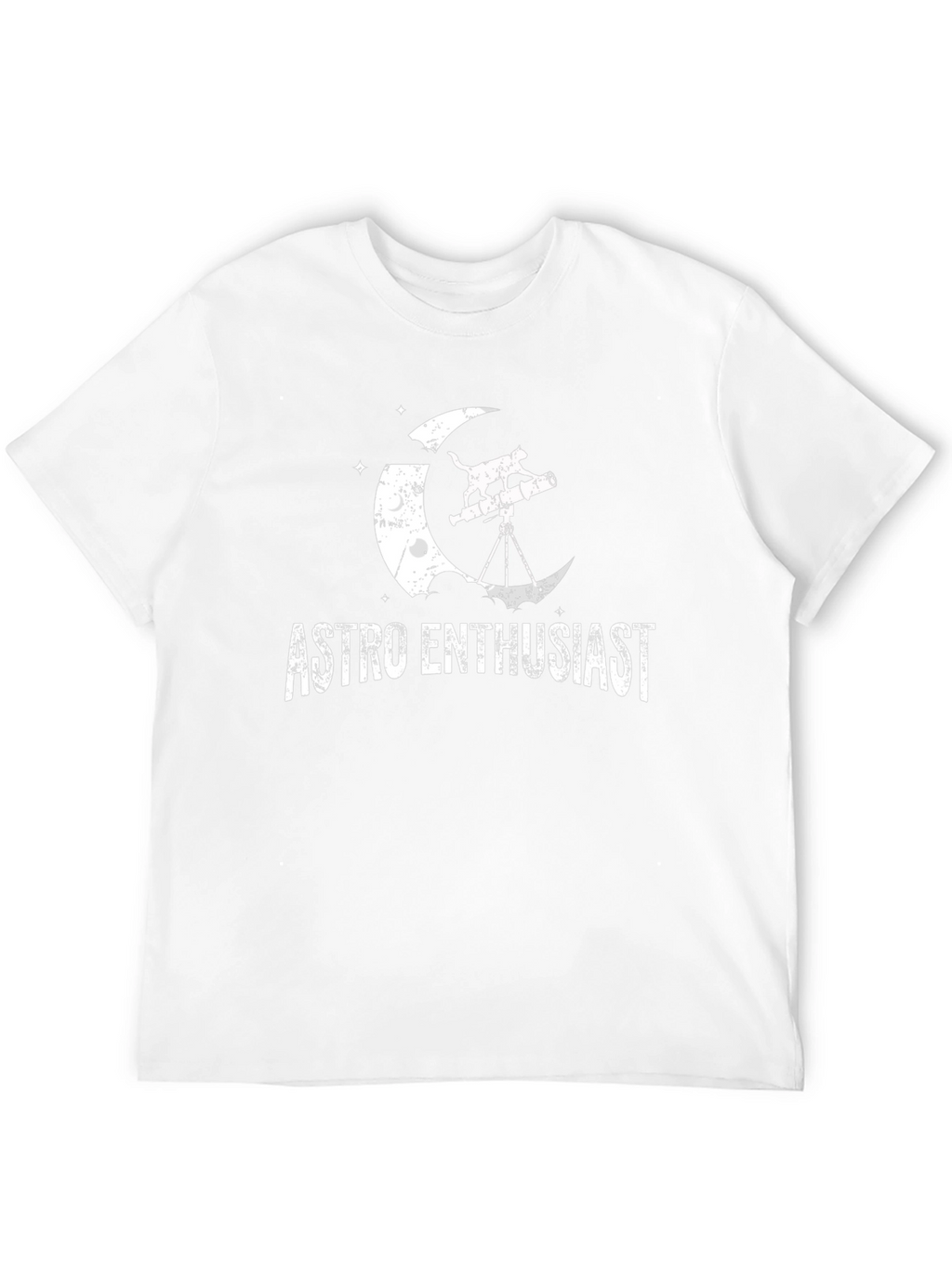 Astro Enthusiast Cat Telescope T-Shirt