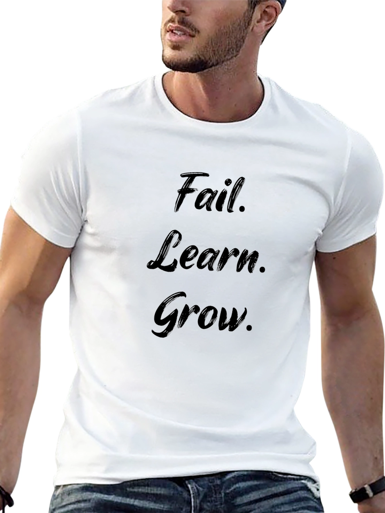 Fail Learn Grow Motivational T-Shirt