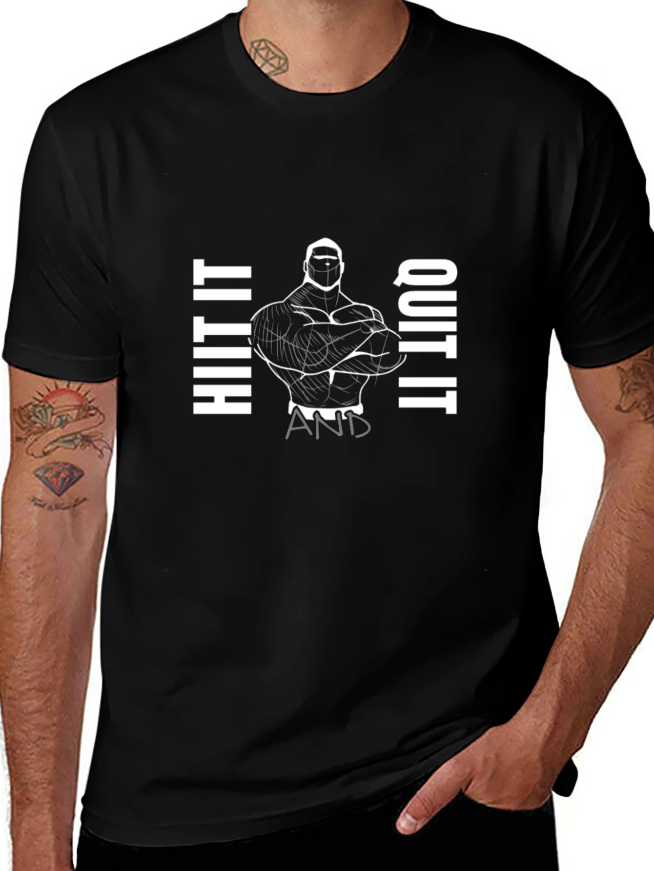 Hiit It And Quit It Gym Workout T-Shirt