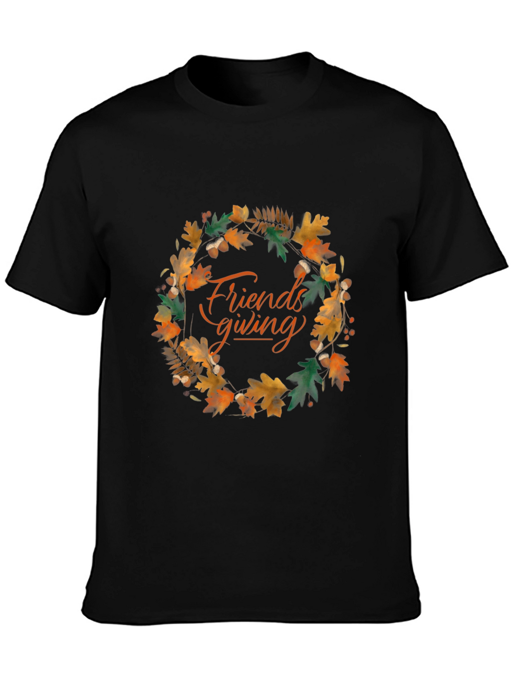Friendsgiving Autumn Wreath Graphic Tee