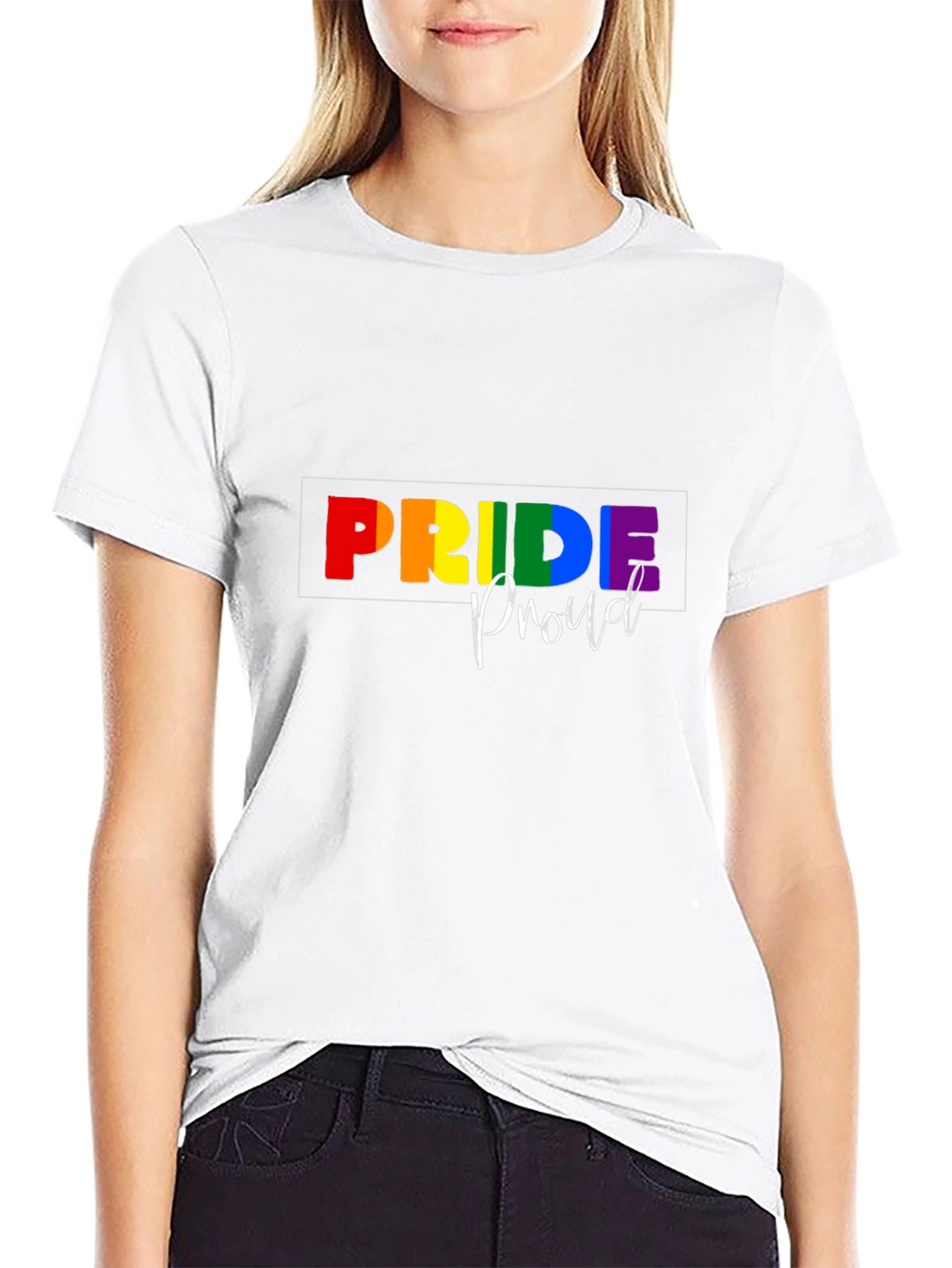Pride Proud Graphic Tee - Black Unisex T-Shirt