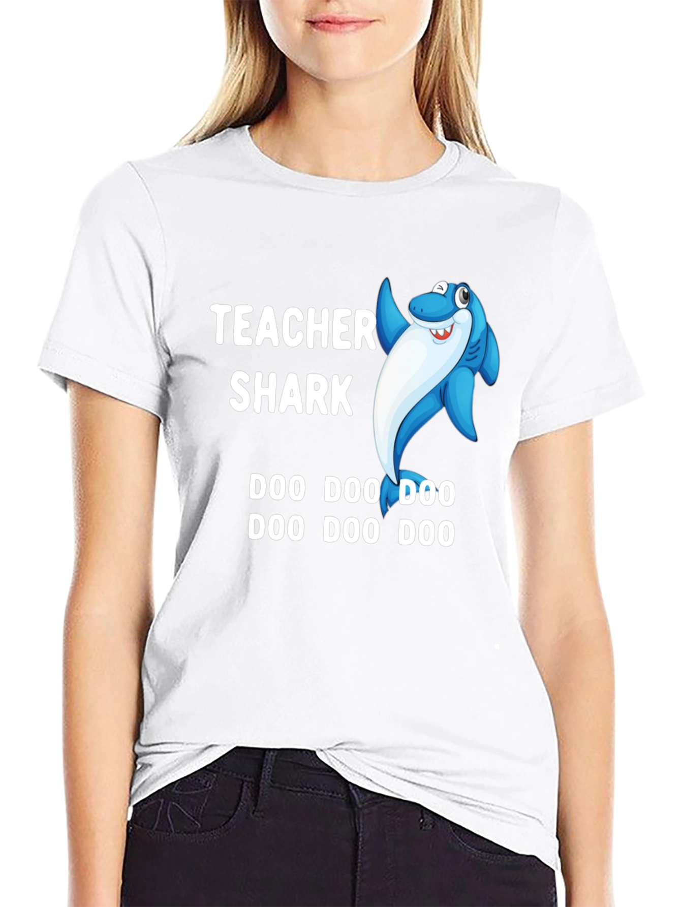Teacher Shark Doo Doo T-Shirt - Cute & Fun