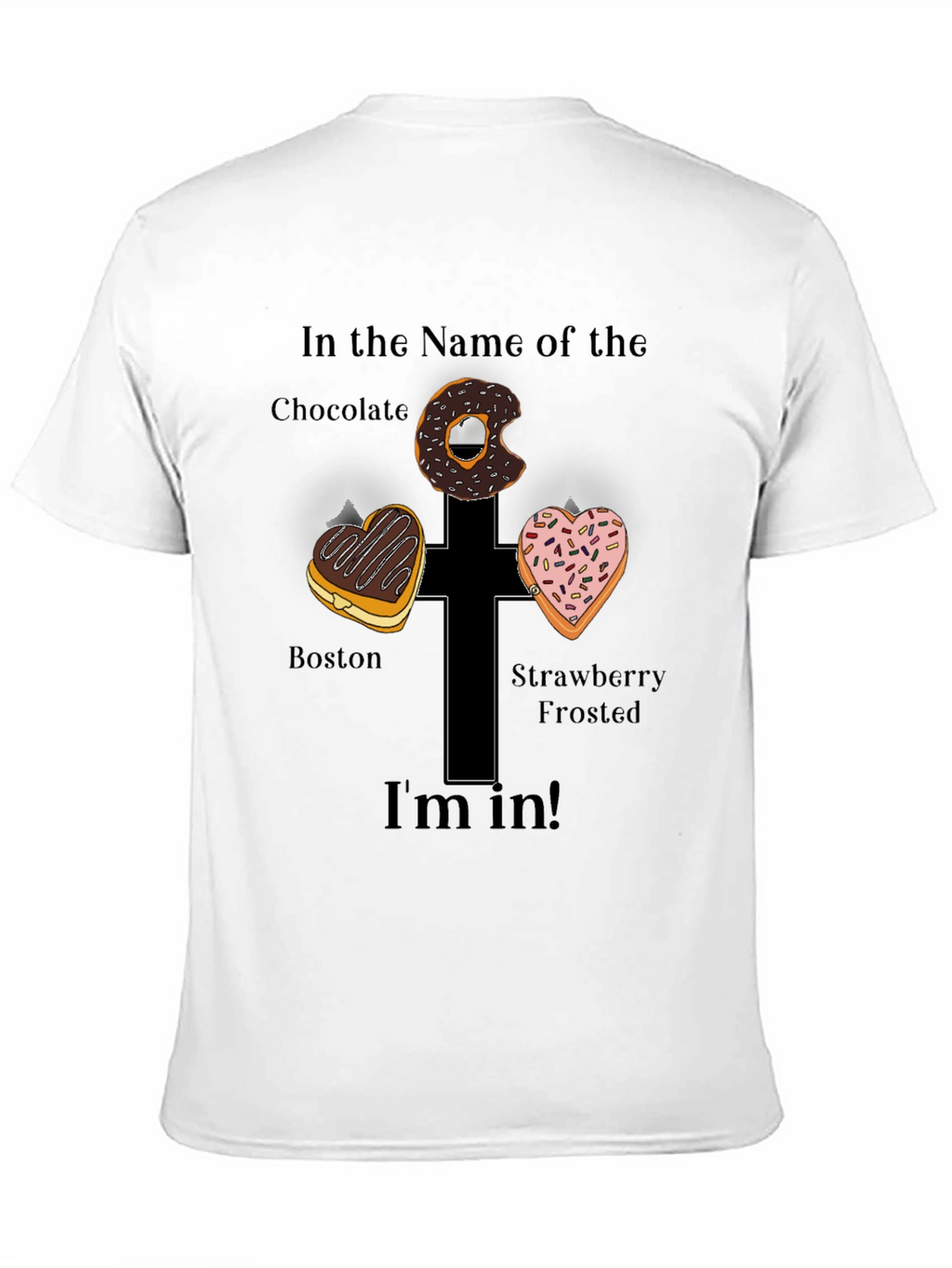 Donut Cross Graphic Tee - Im In!