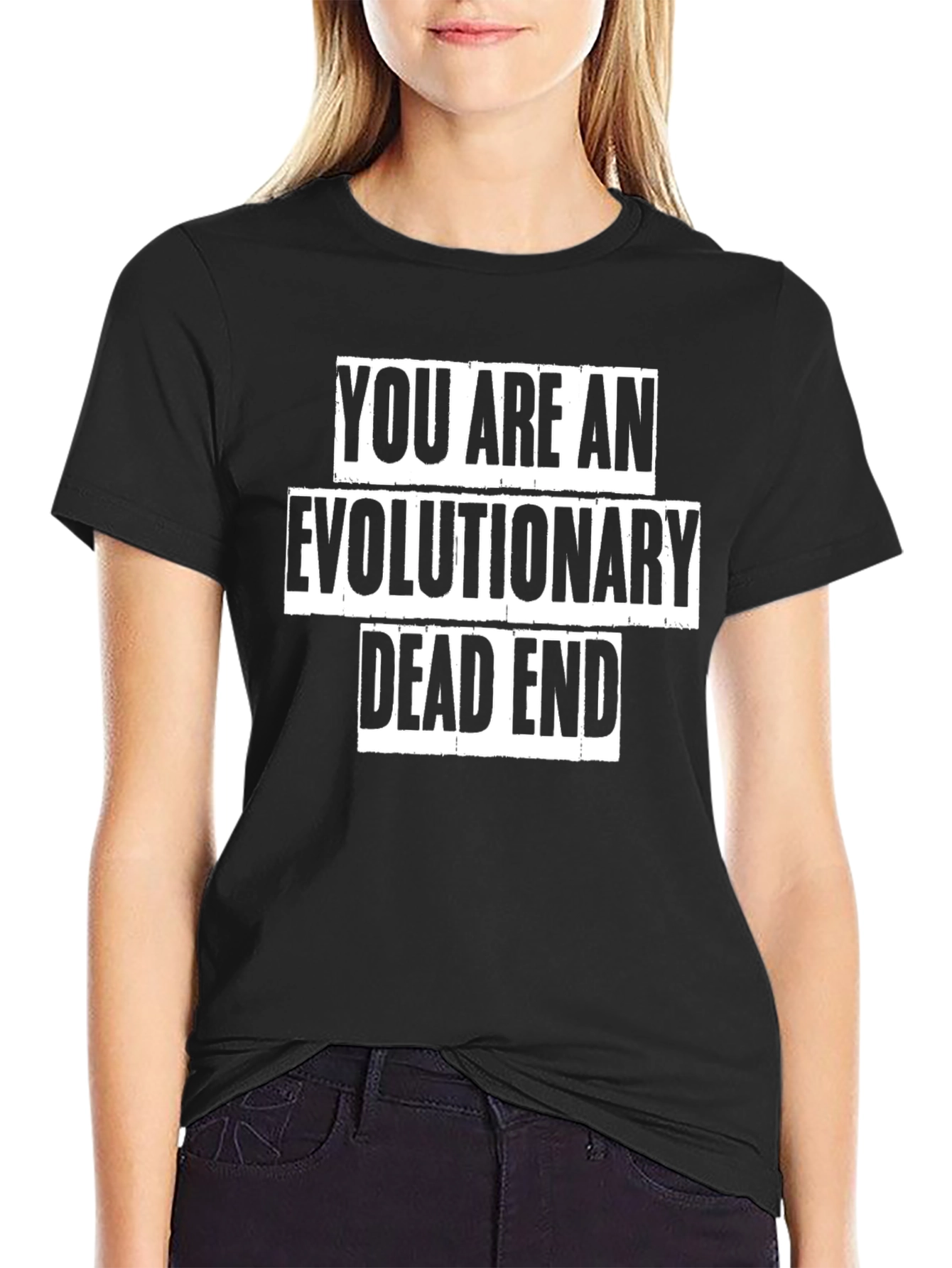 Evolutionary Dead End Graphic Tee - Black