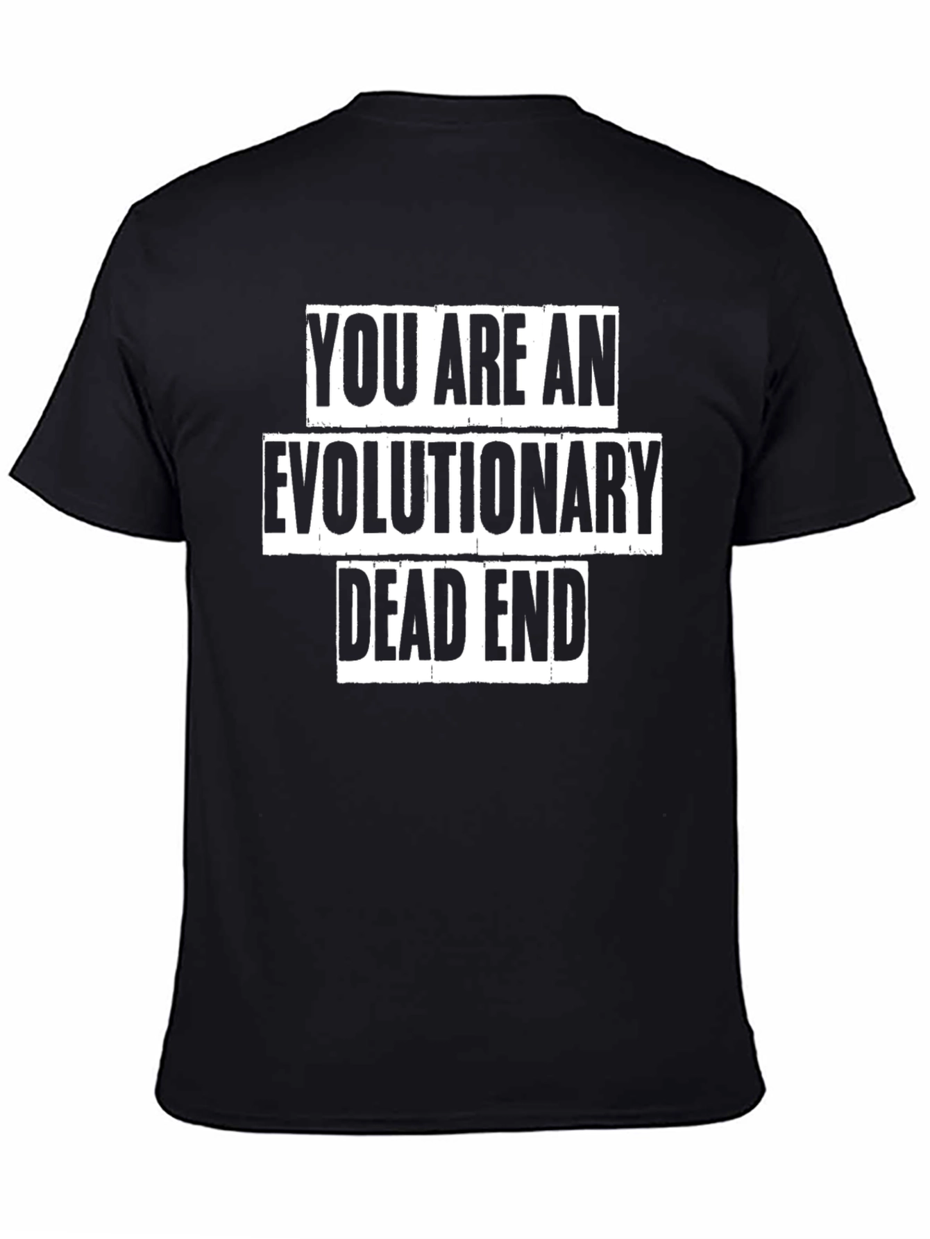 Evolutionary Dead End Graphic Tee - Black