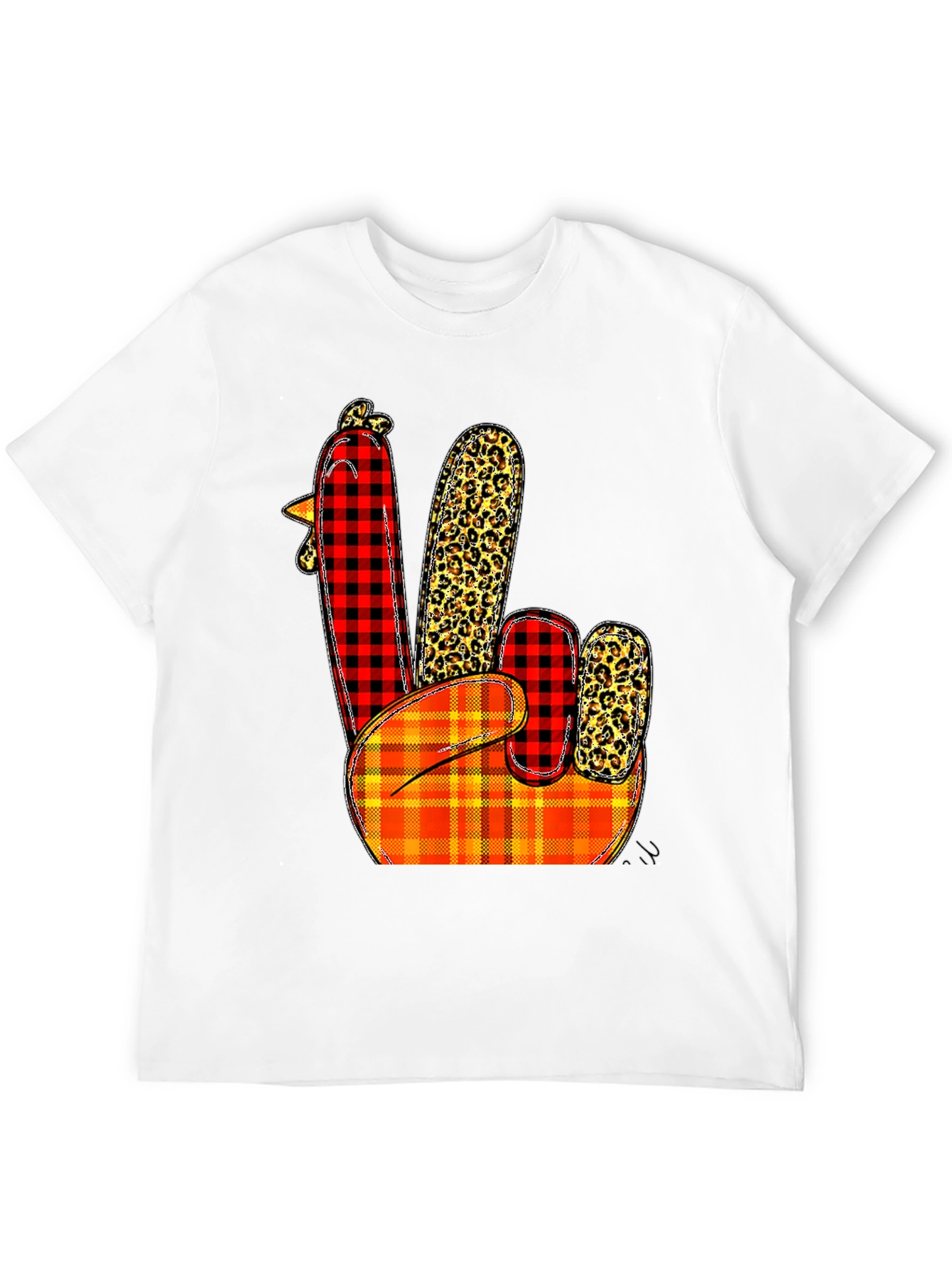 Festive Thanksgiving Turkey Hand T-Shirt