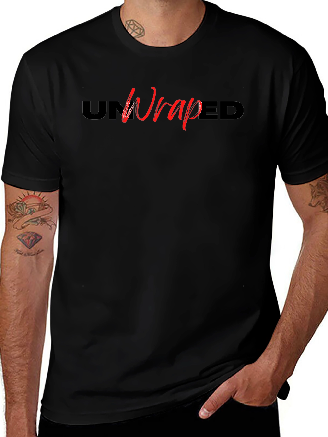 UnWrapped Graphic T-Shirt - Black