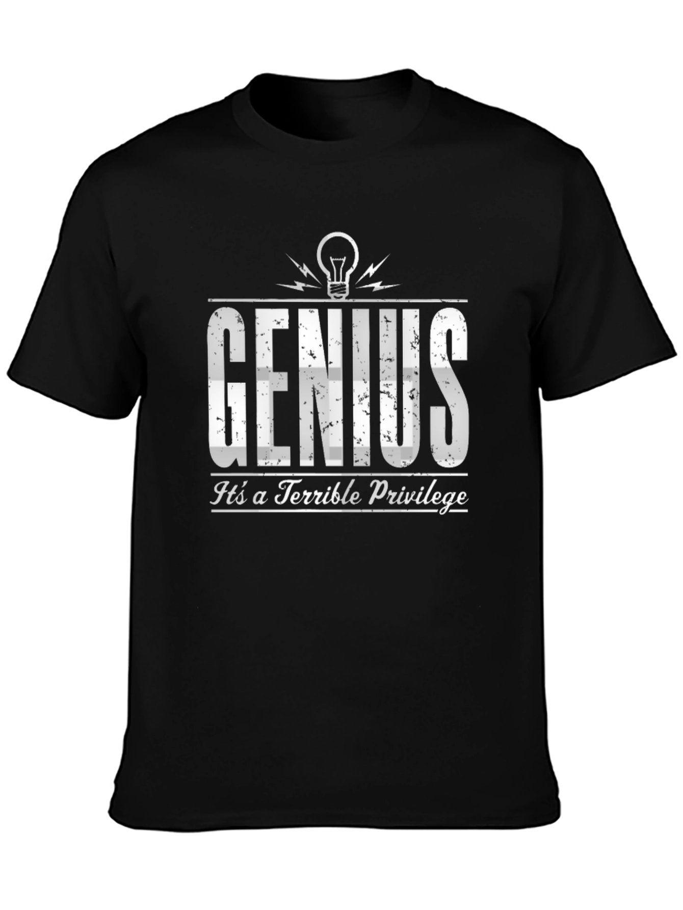 Genius Terrible Privilege Black T-Shirt