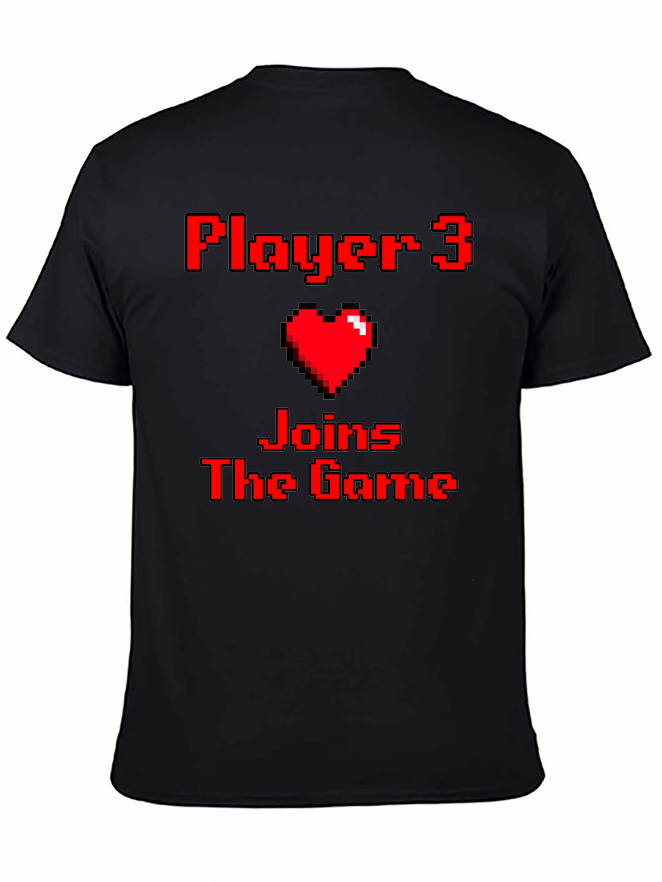 Player 3 Joins the Game Pixel Art T-Shirt
