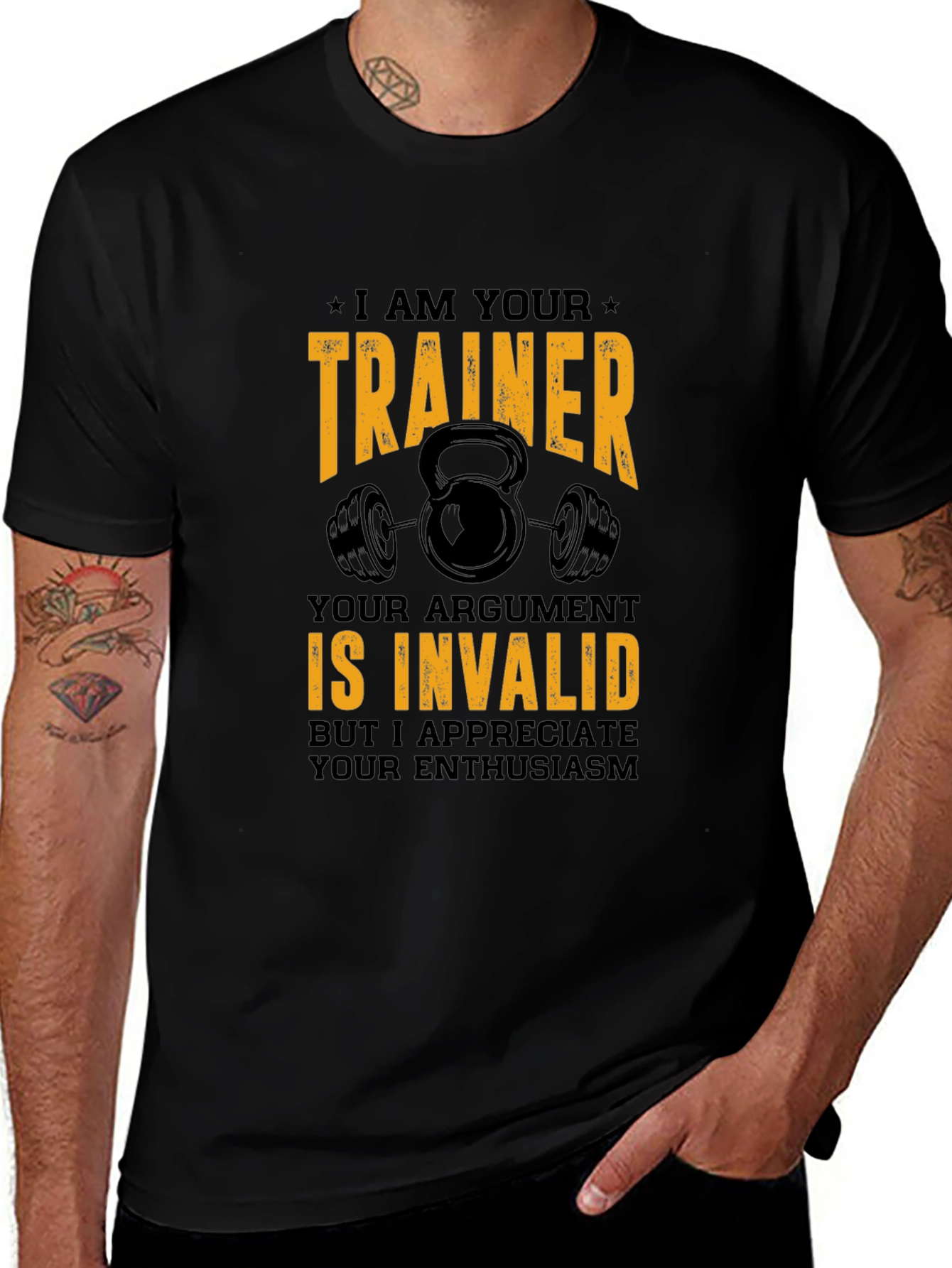 Trainer Argument Invalid T-Shirt Gym Apparel