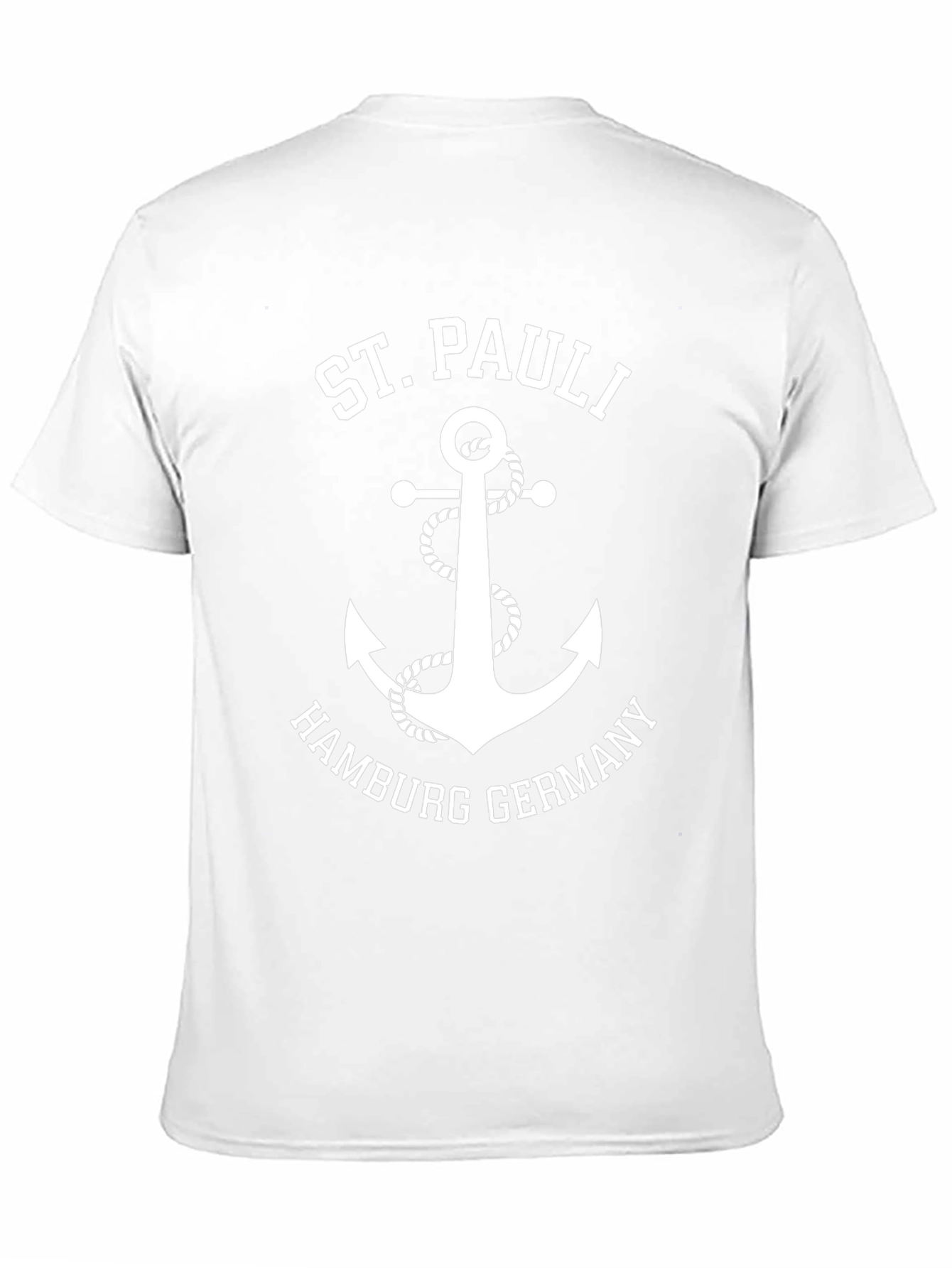 St. Pauli Hamburg Germany Anchor Black T-Shirt