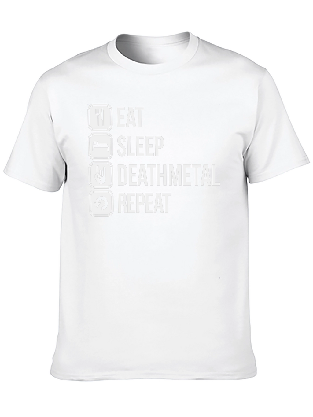 Eat Sleep Deathmetal Repeat T-Shirt
