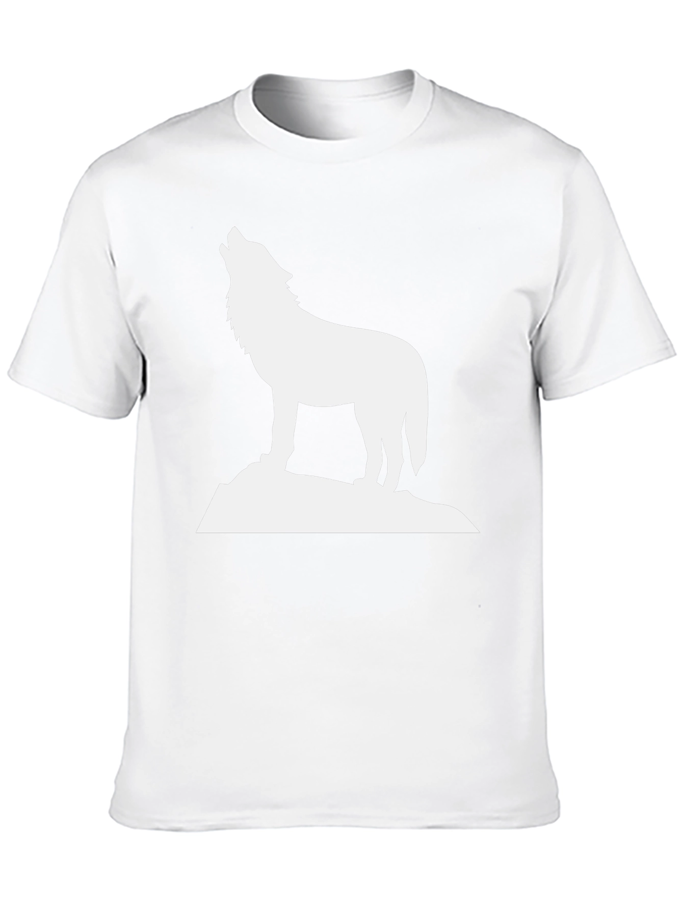 Wolf Howling T-Shirt - Black Graphic Tee