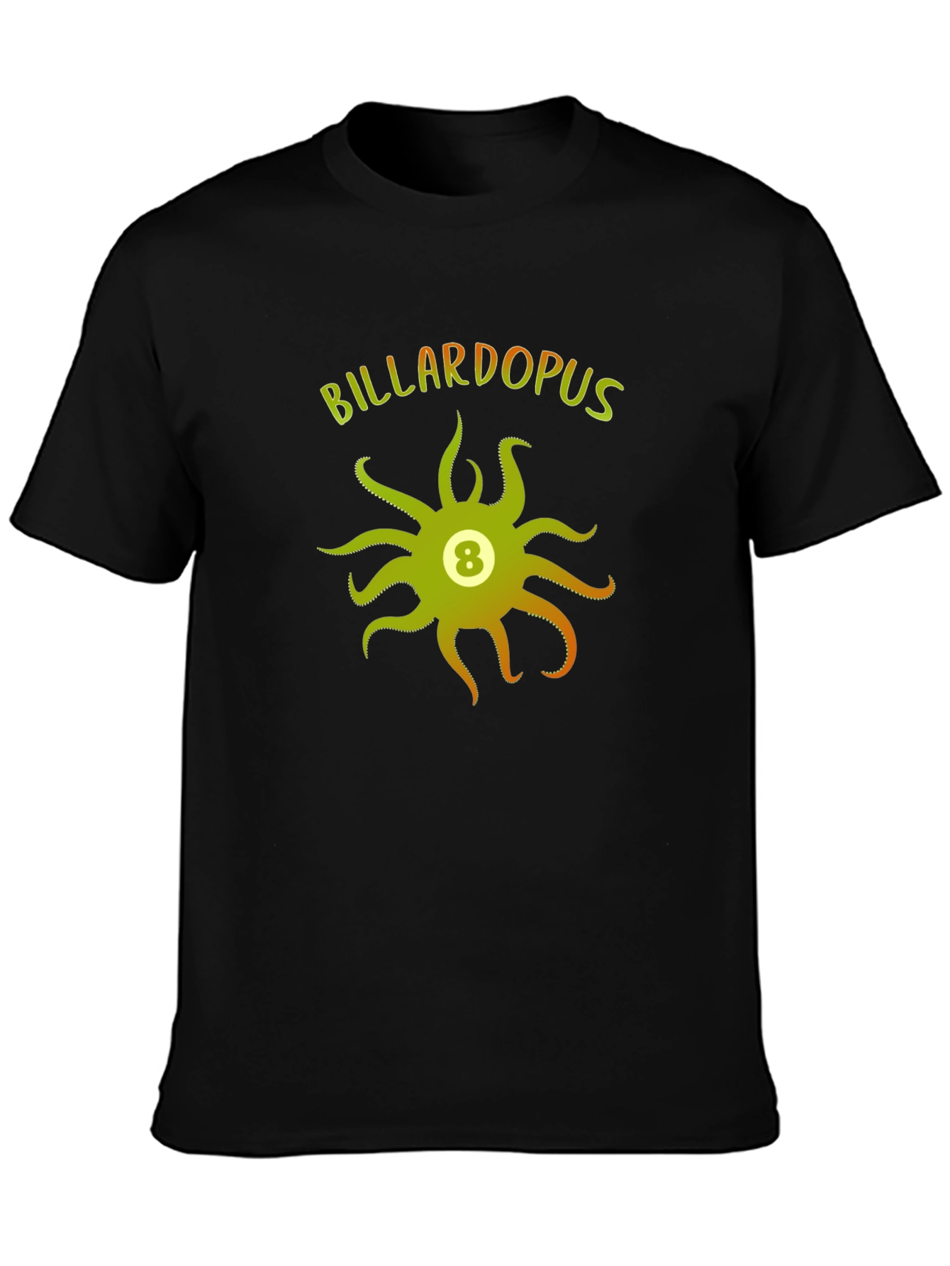 Billardopus T-Shirt - Octopus 8 Ball Graphic Tee