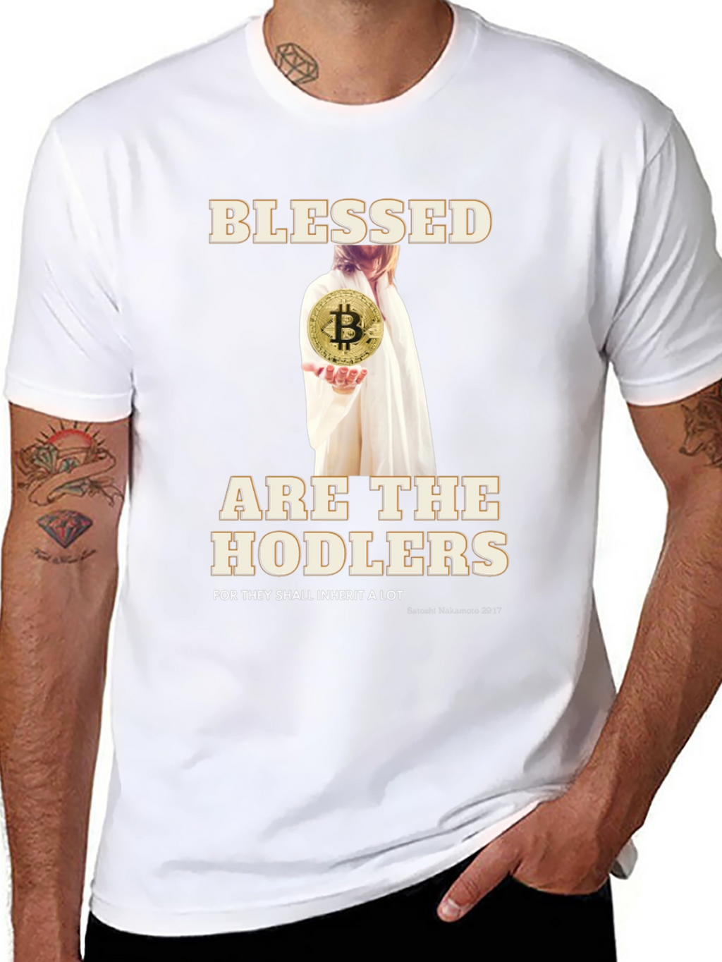 Blessed Hodlers T-Shirt Bitcoin Crypto