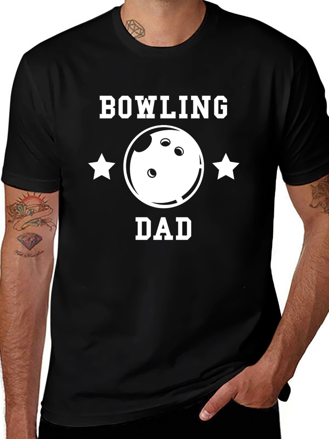 Bowling Dad Graphic T-Shirt