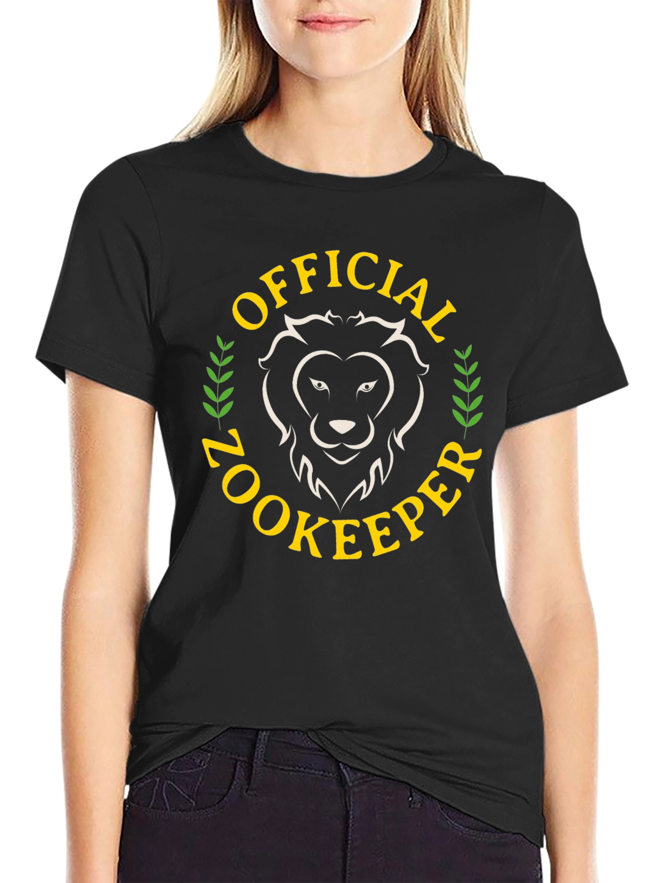 Official Zookeeper T-Shirt Lion Graphic