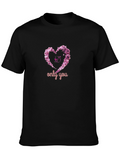 Rose Heart T-Shirt - Only You Design