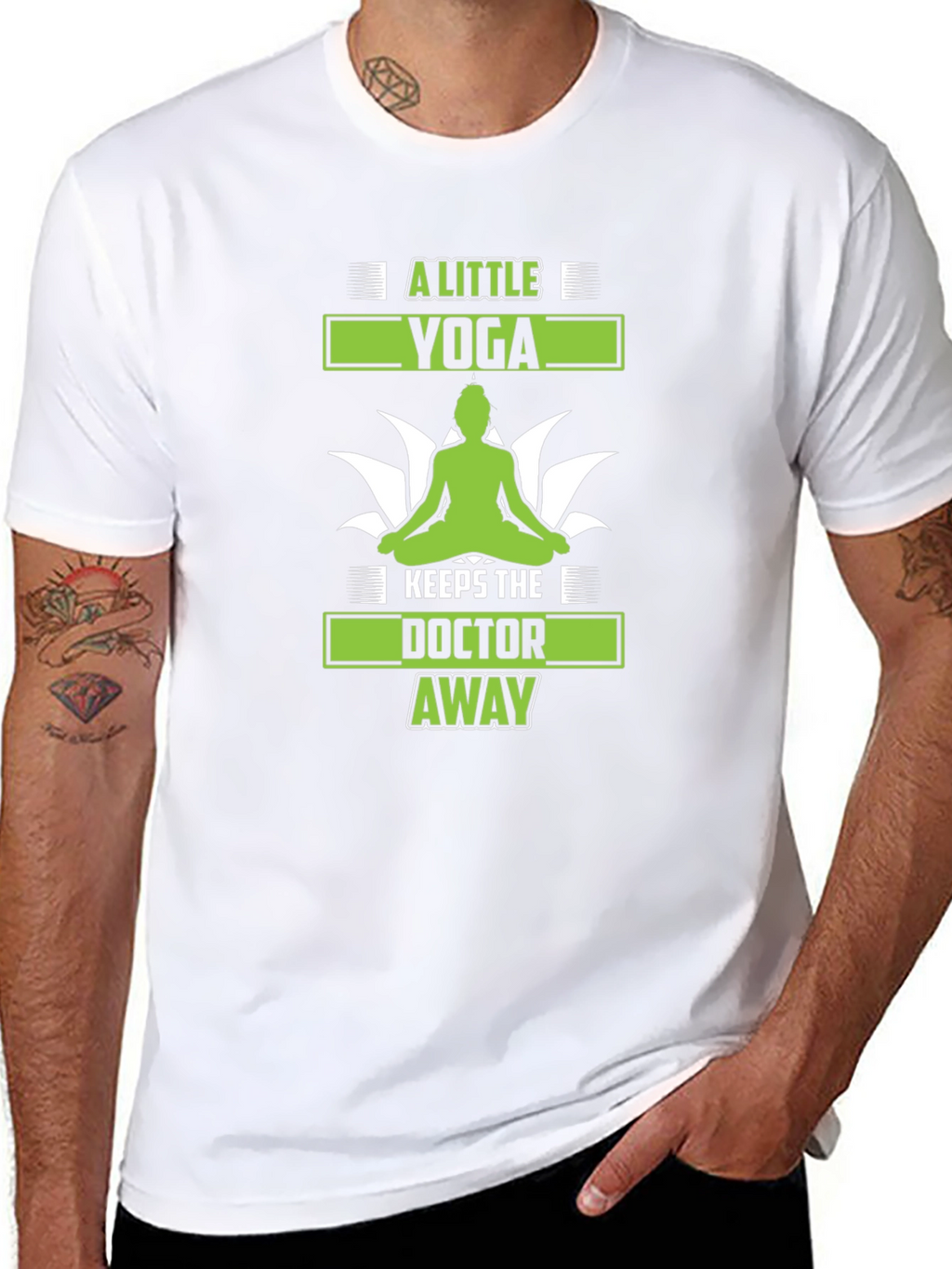 A Little Yoga Keeps The Doctor Away T-Shirt