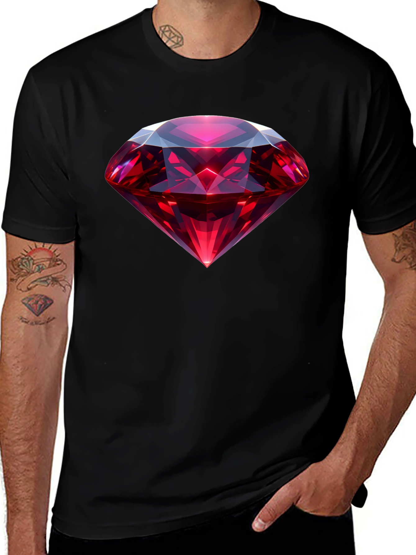 Ruby Gem Graphic Tee - Black