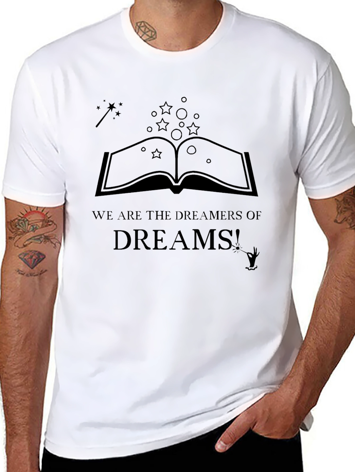 Dreamers of Dreams Graphic Tee - Black