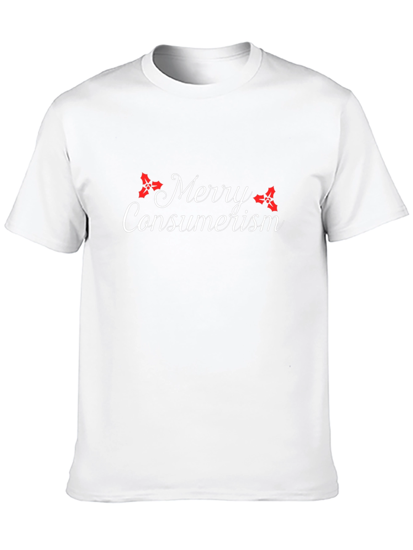 Merry Consumerism Black Graphic Tee