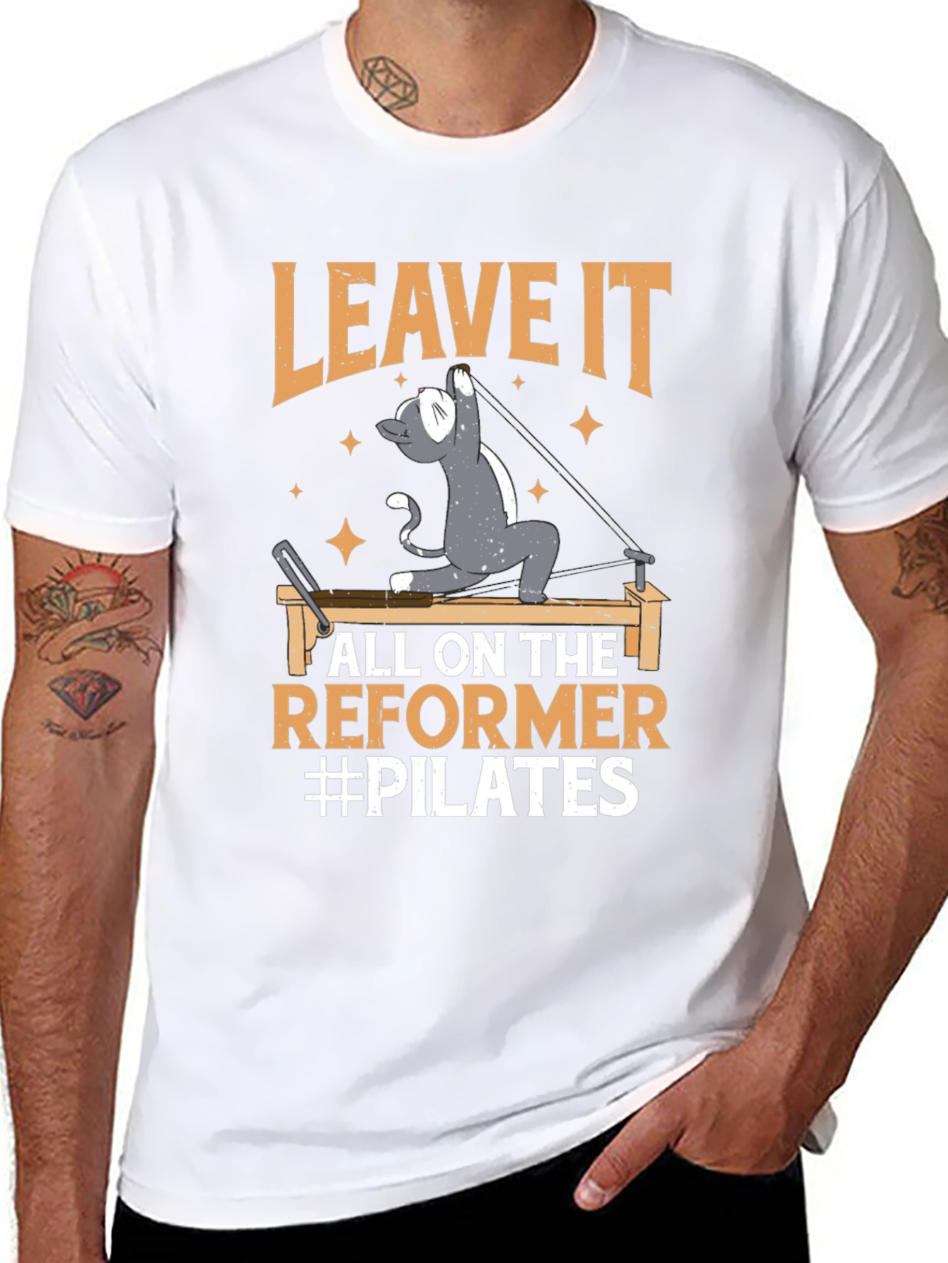 Pilates Cat Reformer T-Shirt