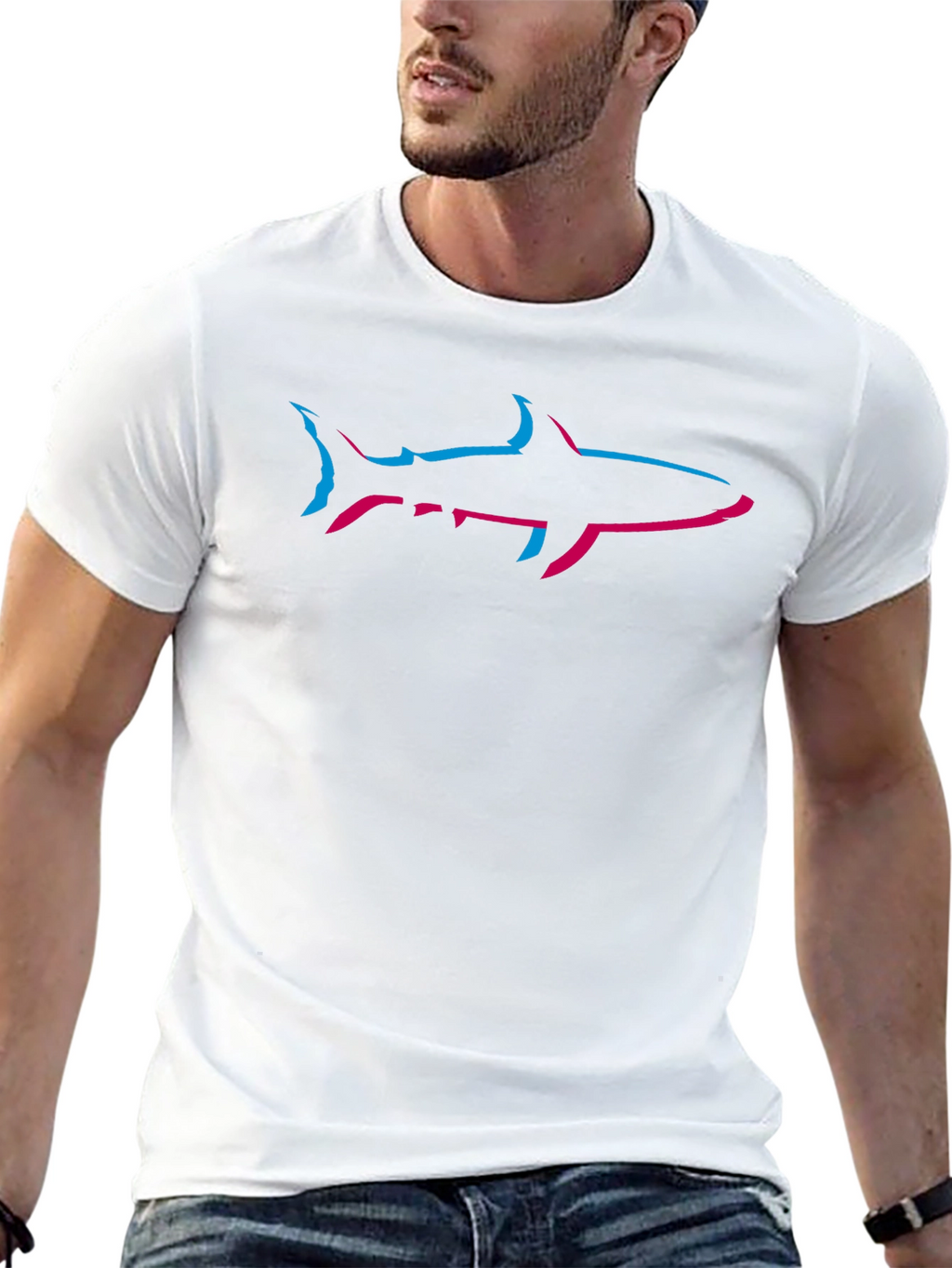 Shark Graphic Tee - Modern Fit
