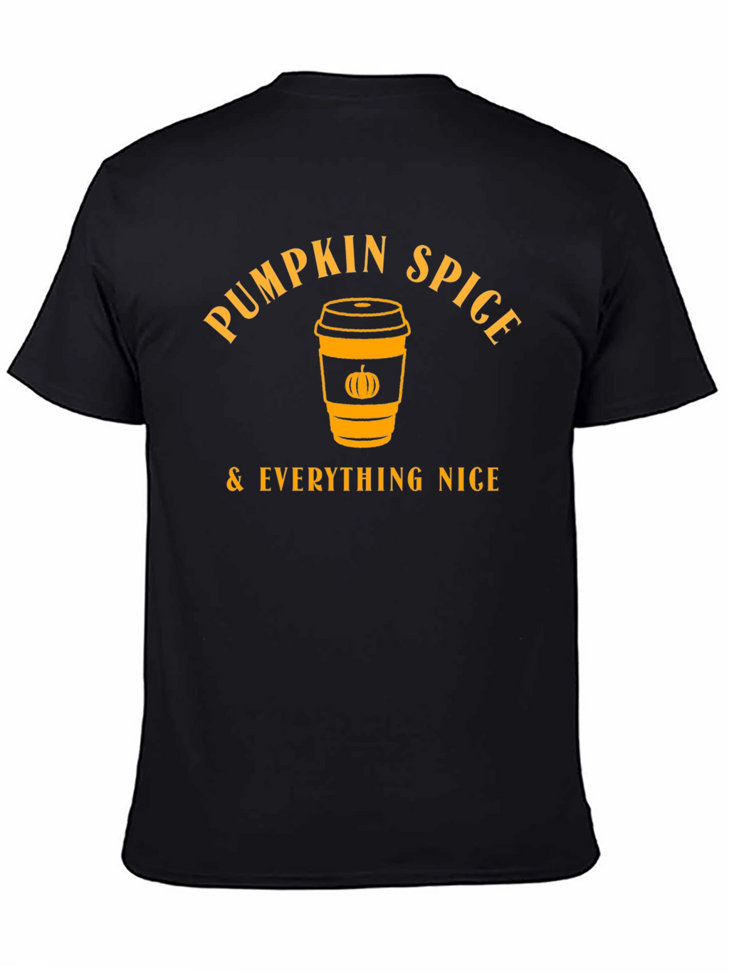 Pumpkin Spice & Everything Nice Black T-Shirt