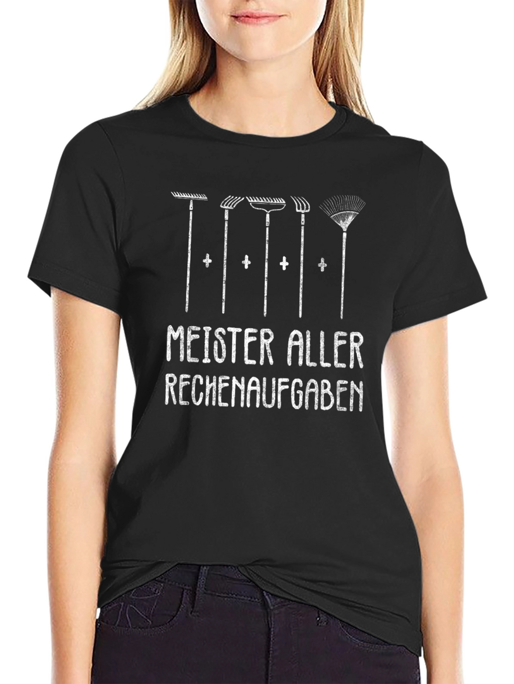 Funny Gardener T-Shirt - Rake Math