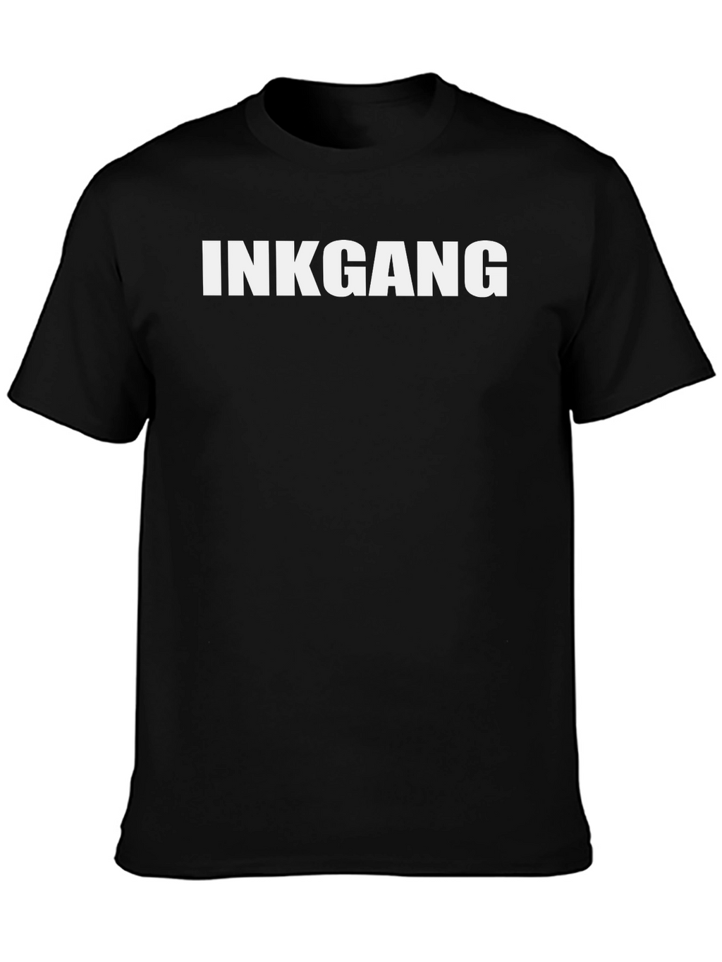 InkGang Black Cotton Tee - Stylish & Comfortable