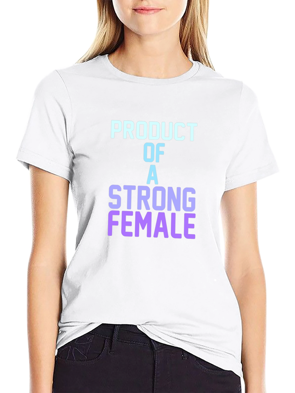 Strong Female Product T-Shirt - Stylish Graphic Tee