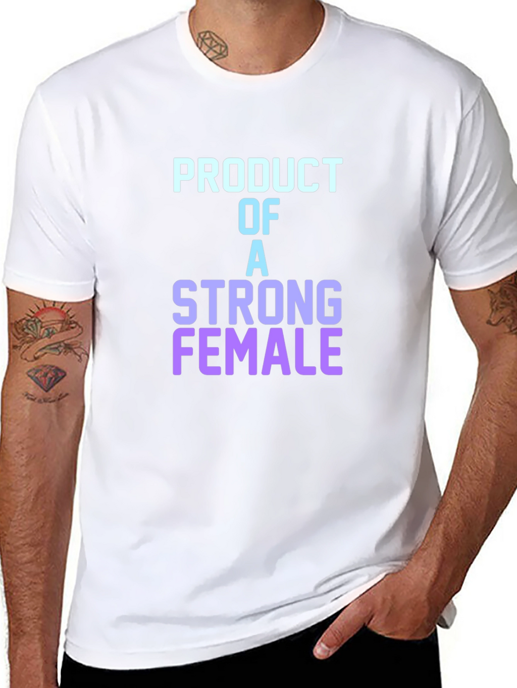 Strong Female Product T-Shirt - Stylish Graphic Tee