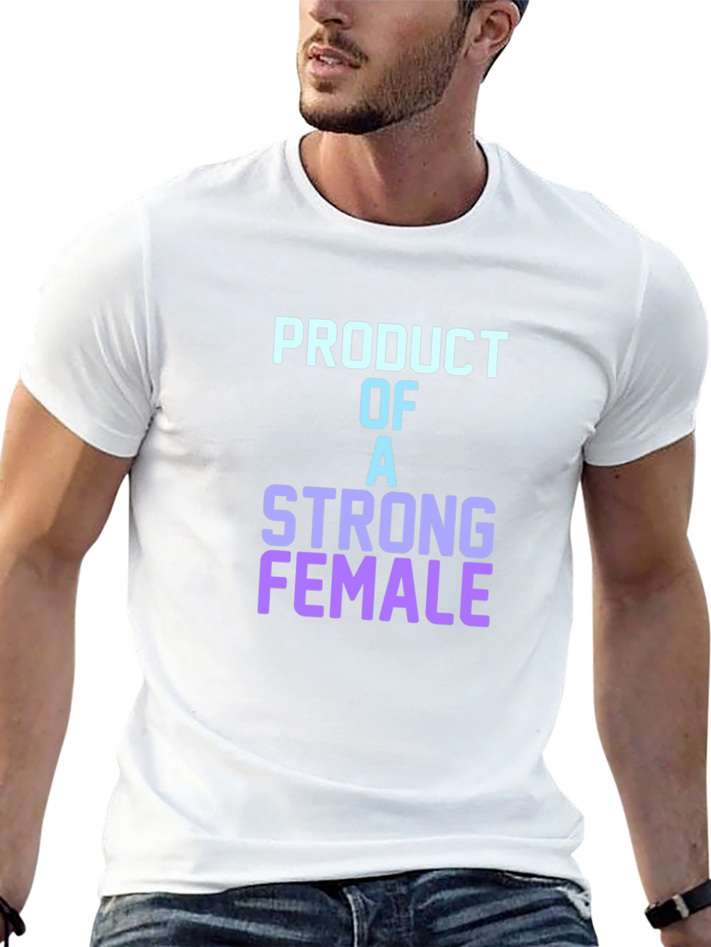 Strong Female Product T-Shirt - Stylish Graphic Tee