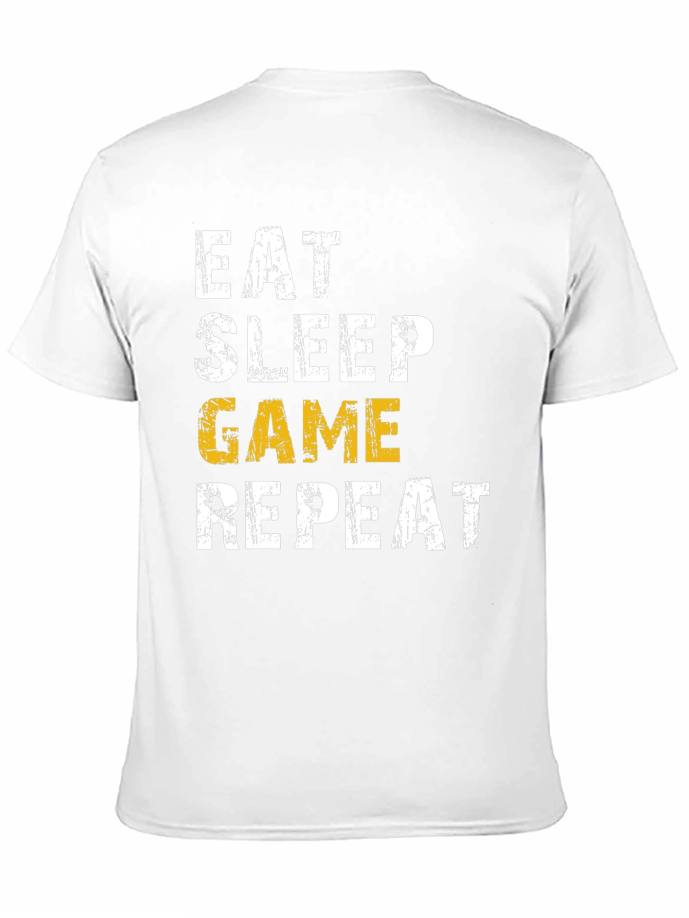 Eat Sleep Game Repeat Graphic Tee - Gamer T-Shirt