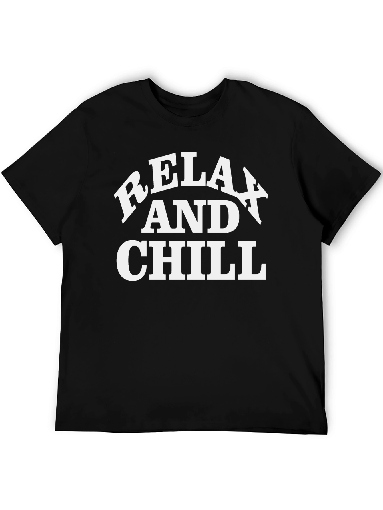 Relax and Chill Black T-Shirt